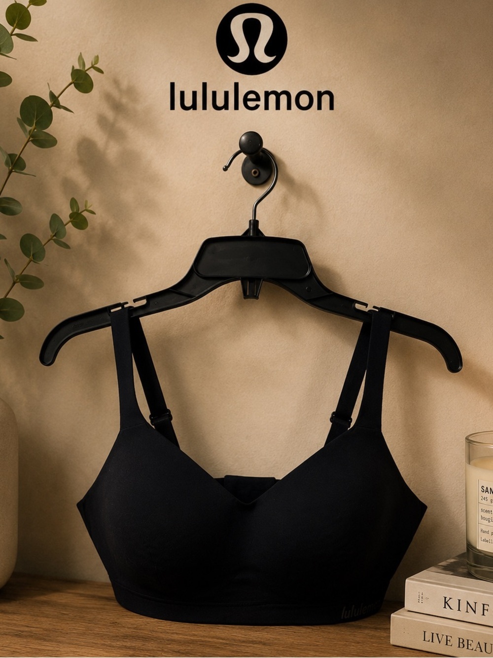 LULULEMON Black Sports Bra 34DD